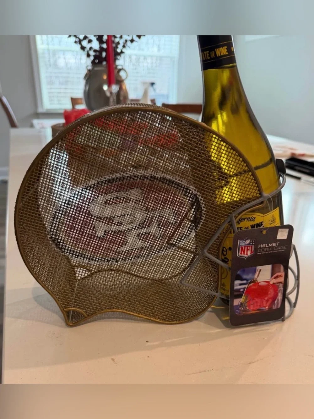 San Francisco 49ers Helmet Cork holder & Garden Flag